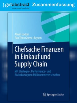 cover image of Chefsache Finanzen in Einkauf und Supply Chain (Zusammenfassung)
